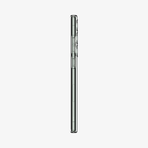 ACS05610 - Galaxy S23 Ultra Case Liquid Crystal in crystal clear showing the back